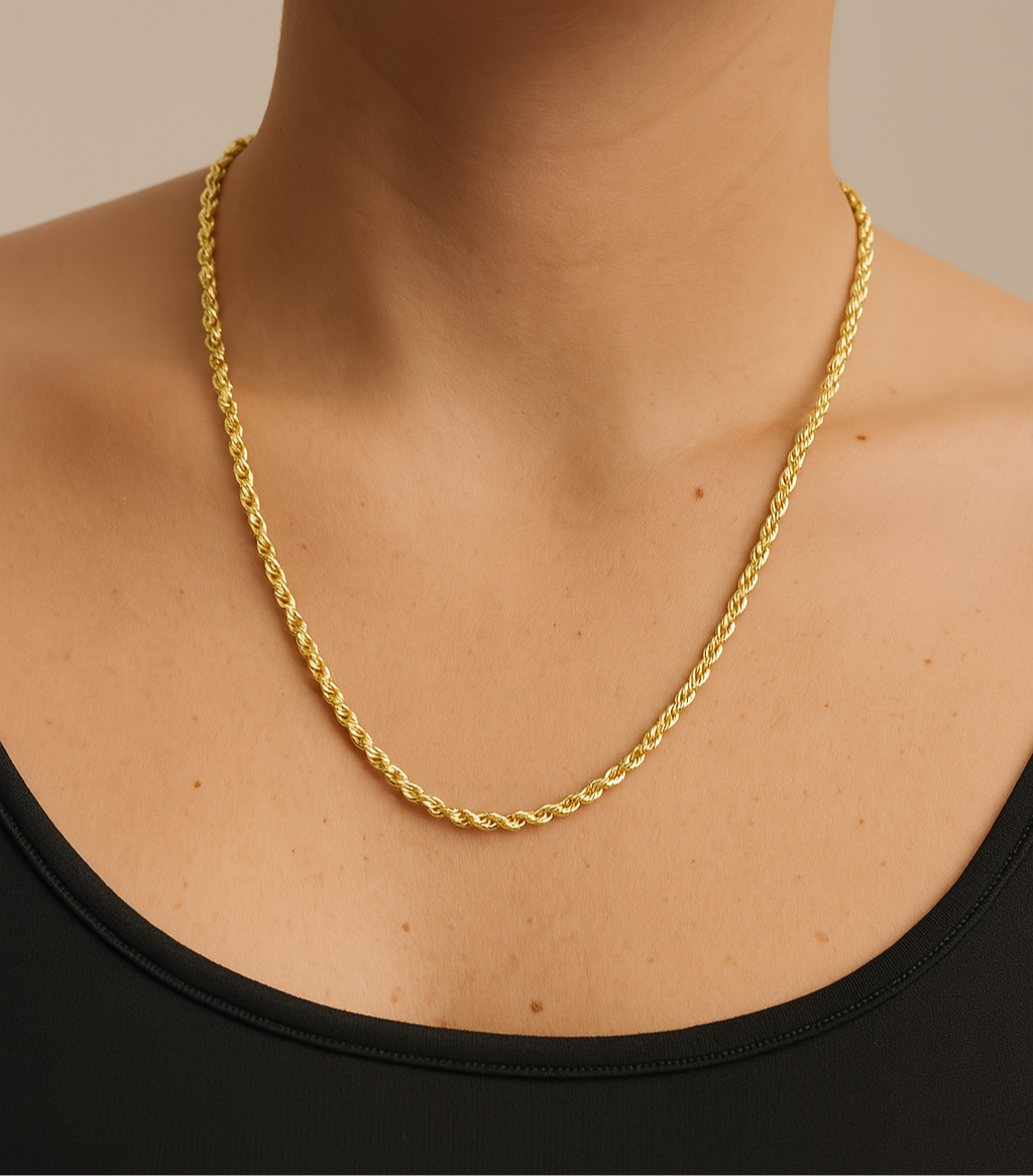 Twist of Love Rope Chain