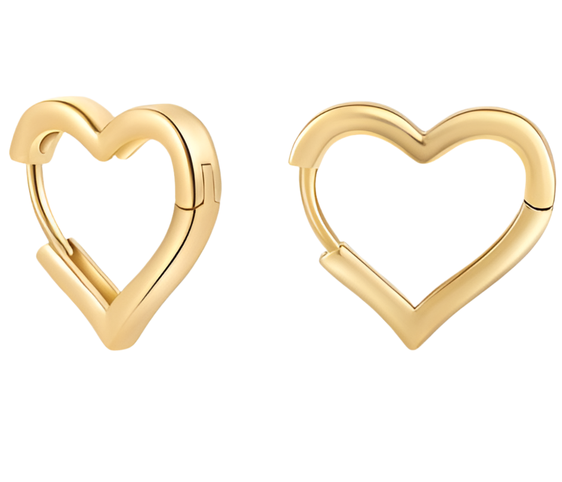 Golden Heart Hoop