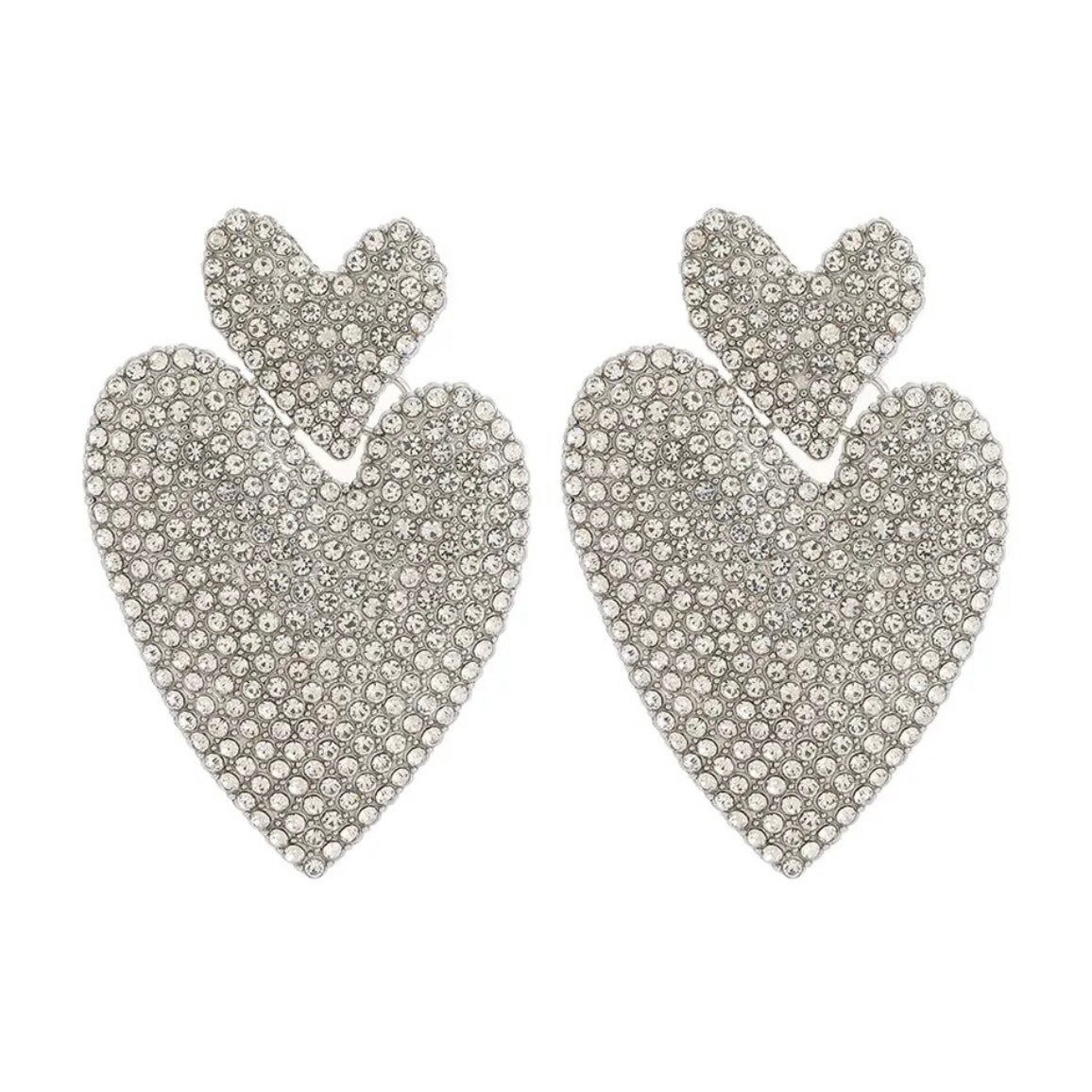 Silver Heart Earring