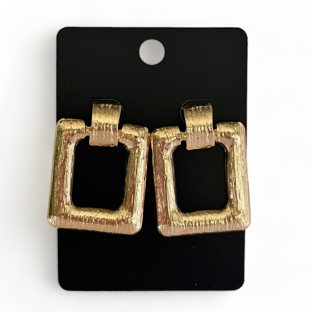 Square Design Earring