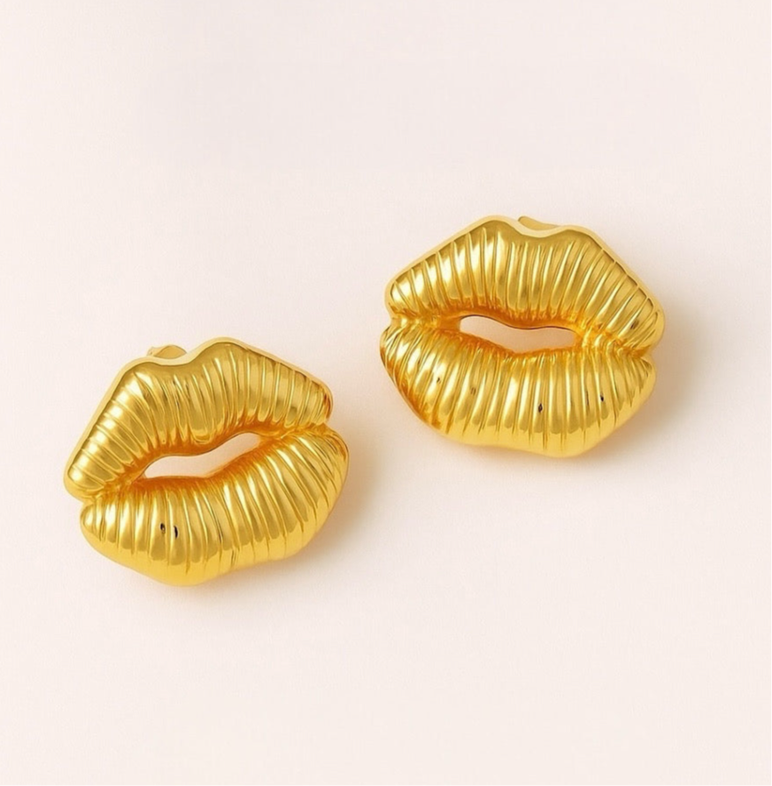 Lips Ear Studs