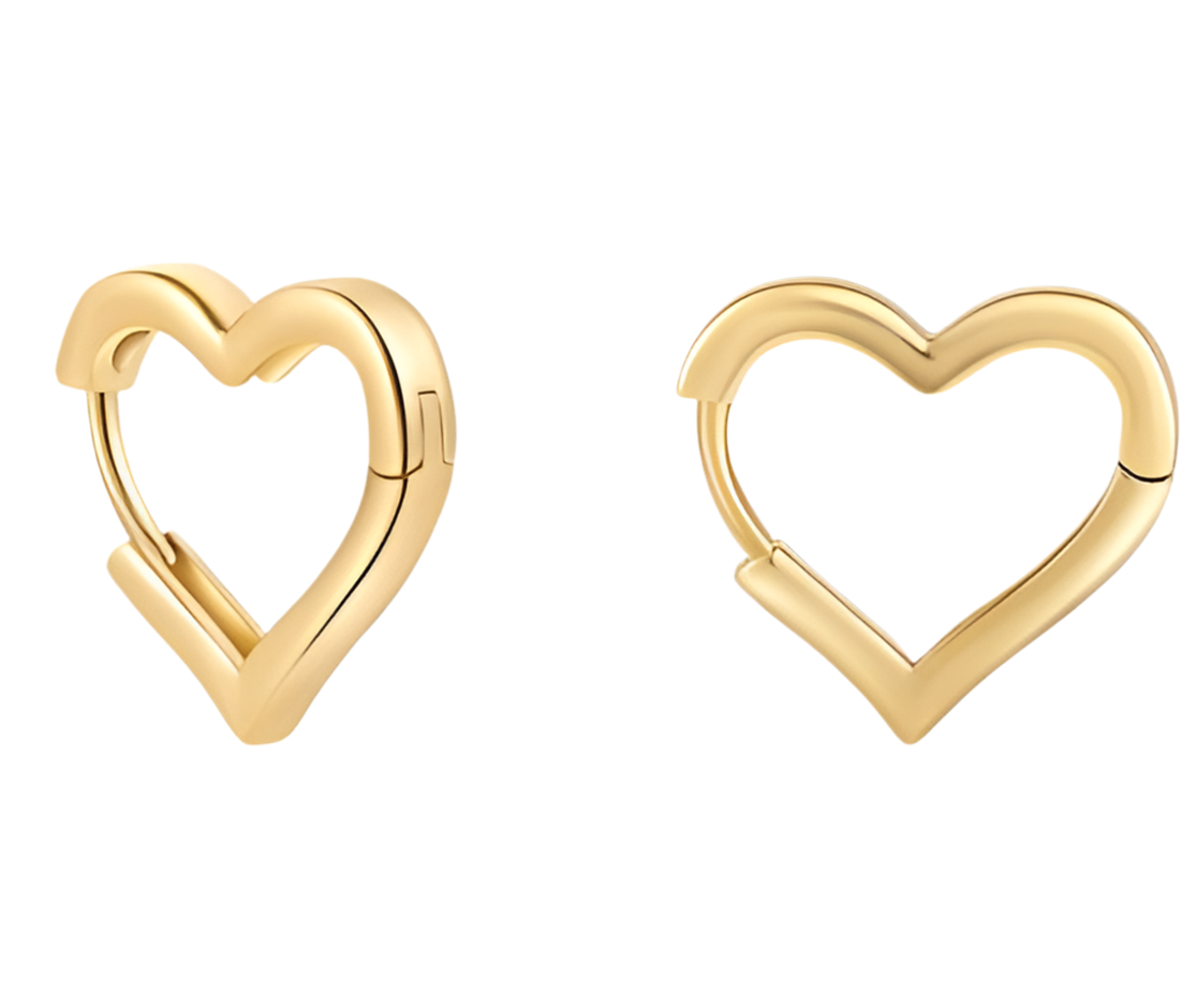 Golden Heart Hoop