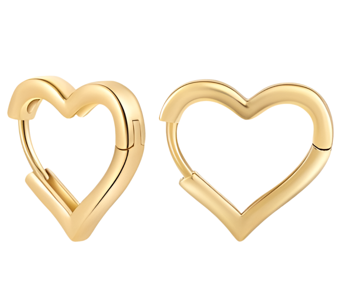 Golden Heart Hoop