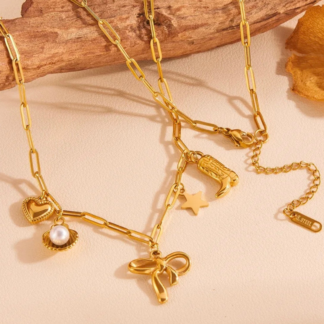 Osean collection Bow Necklace