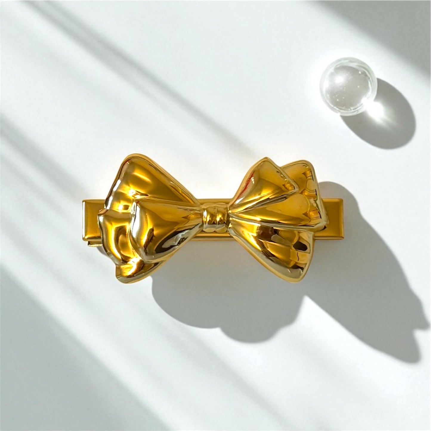 Golden Bow Clip