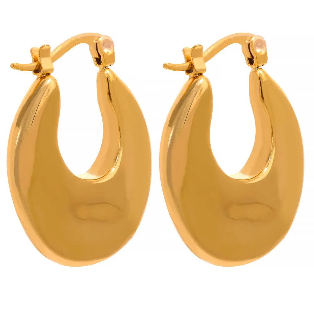 Geometric Hoop Earrings