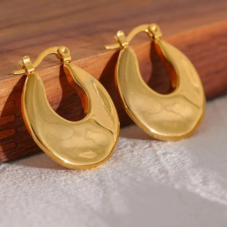Geometric Hoop Earrings