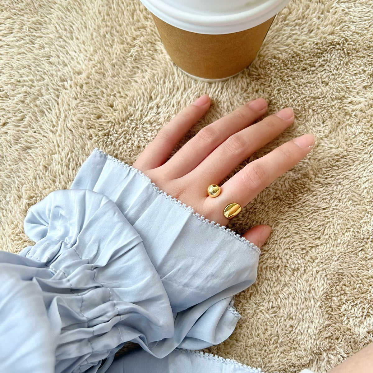 Bead Open Ring
