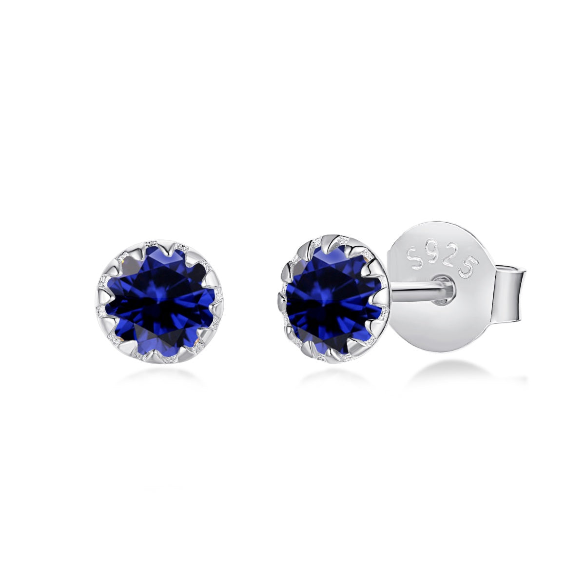 Round Stud Earrings