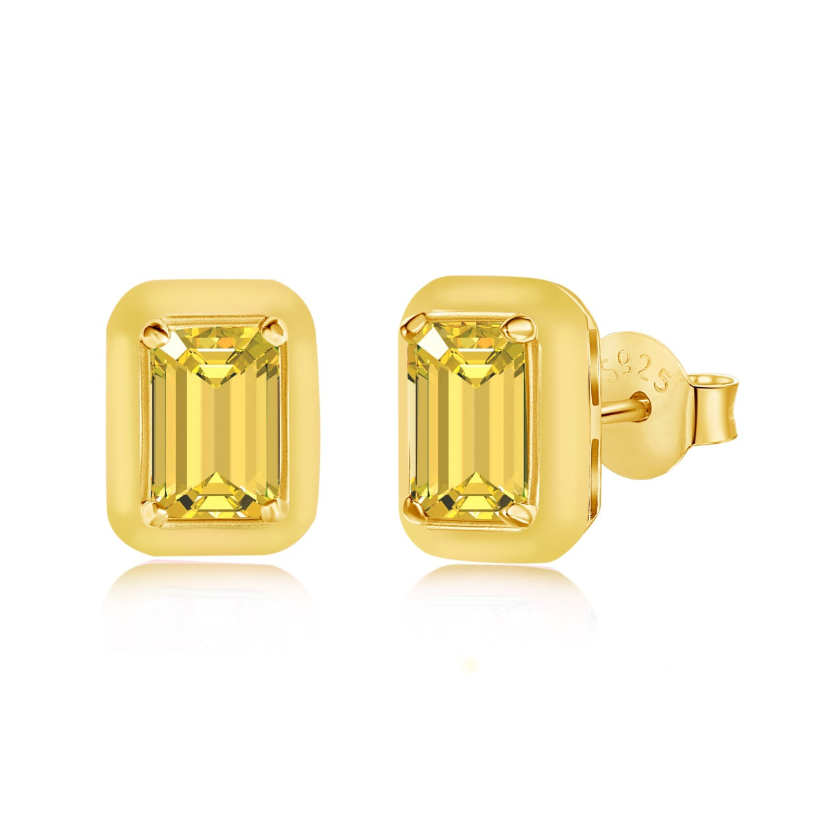 Yellow Gold Earrings