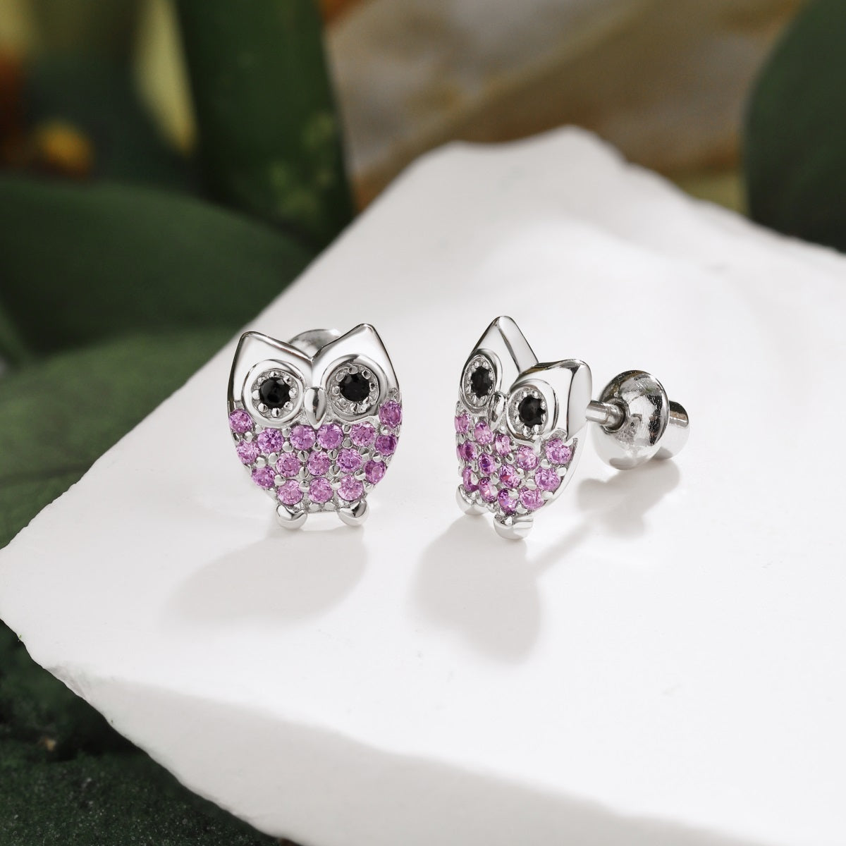 Owl Stud Earrings