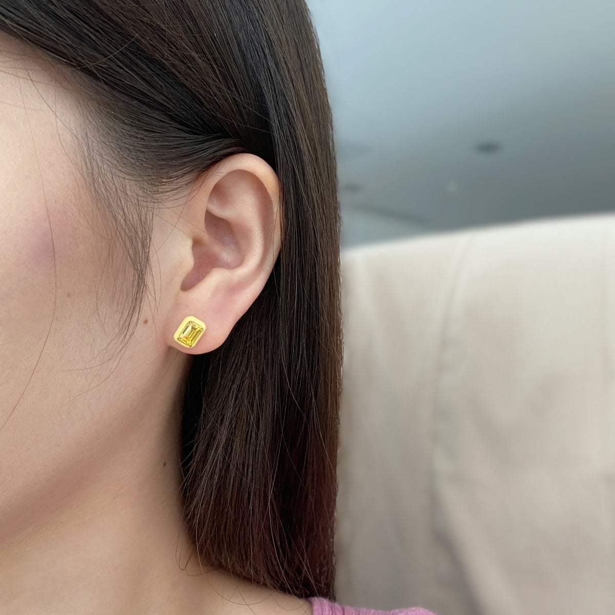 Yellow Gold Earrings