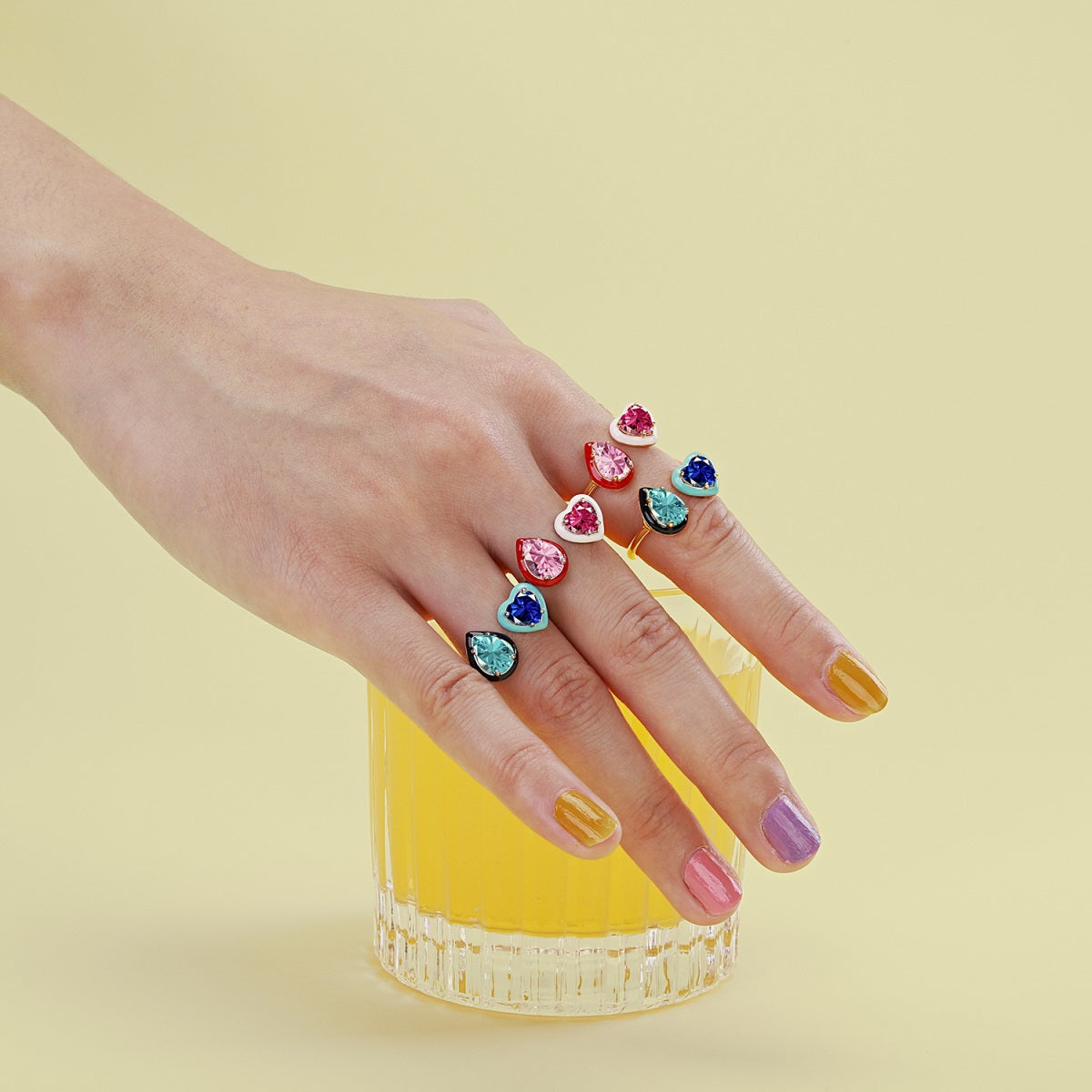 Pink Double Ring
