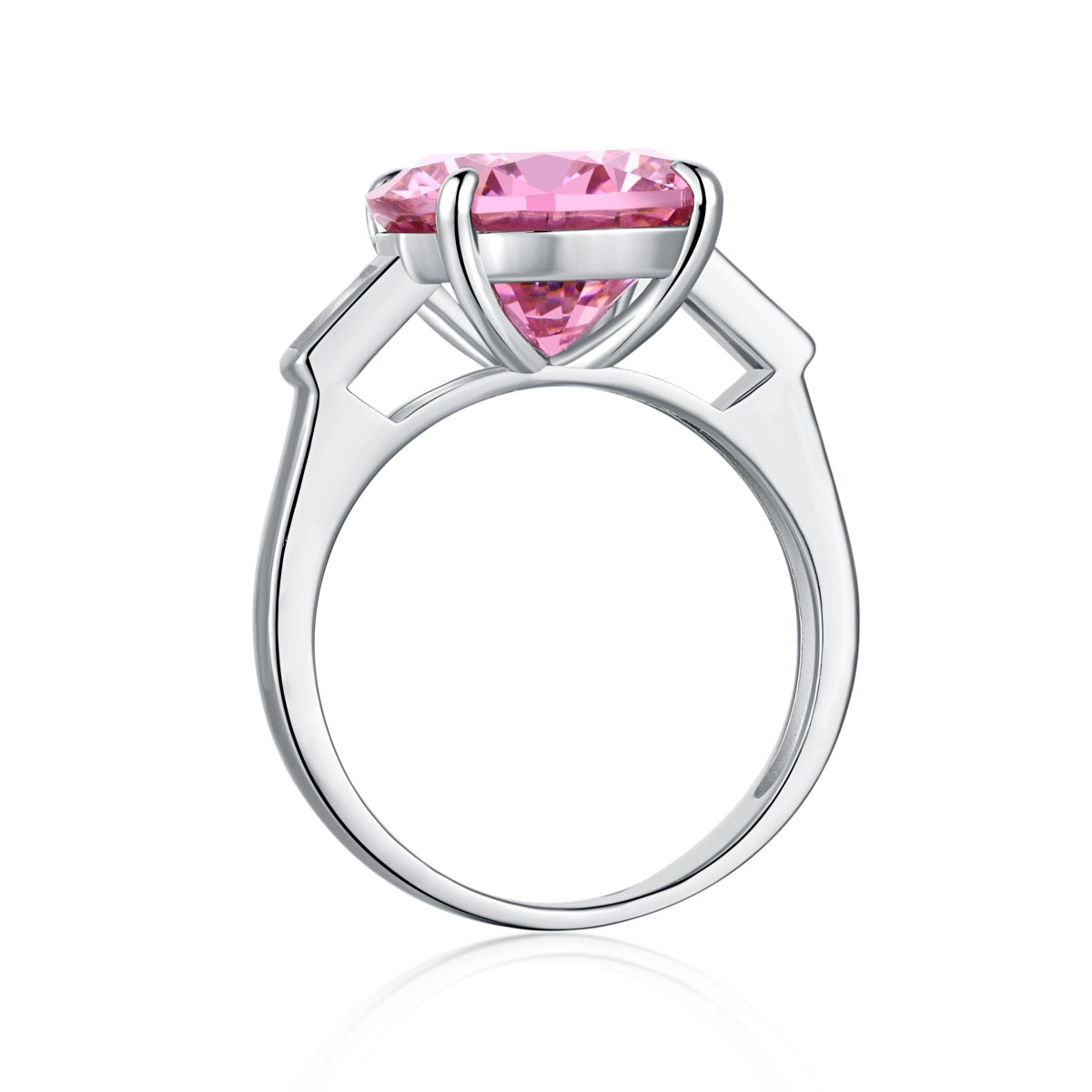 Pink Halo Ring