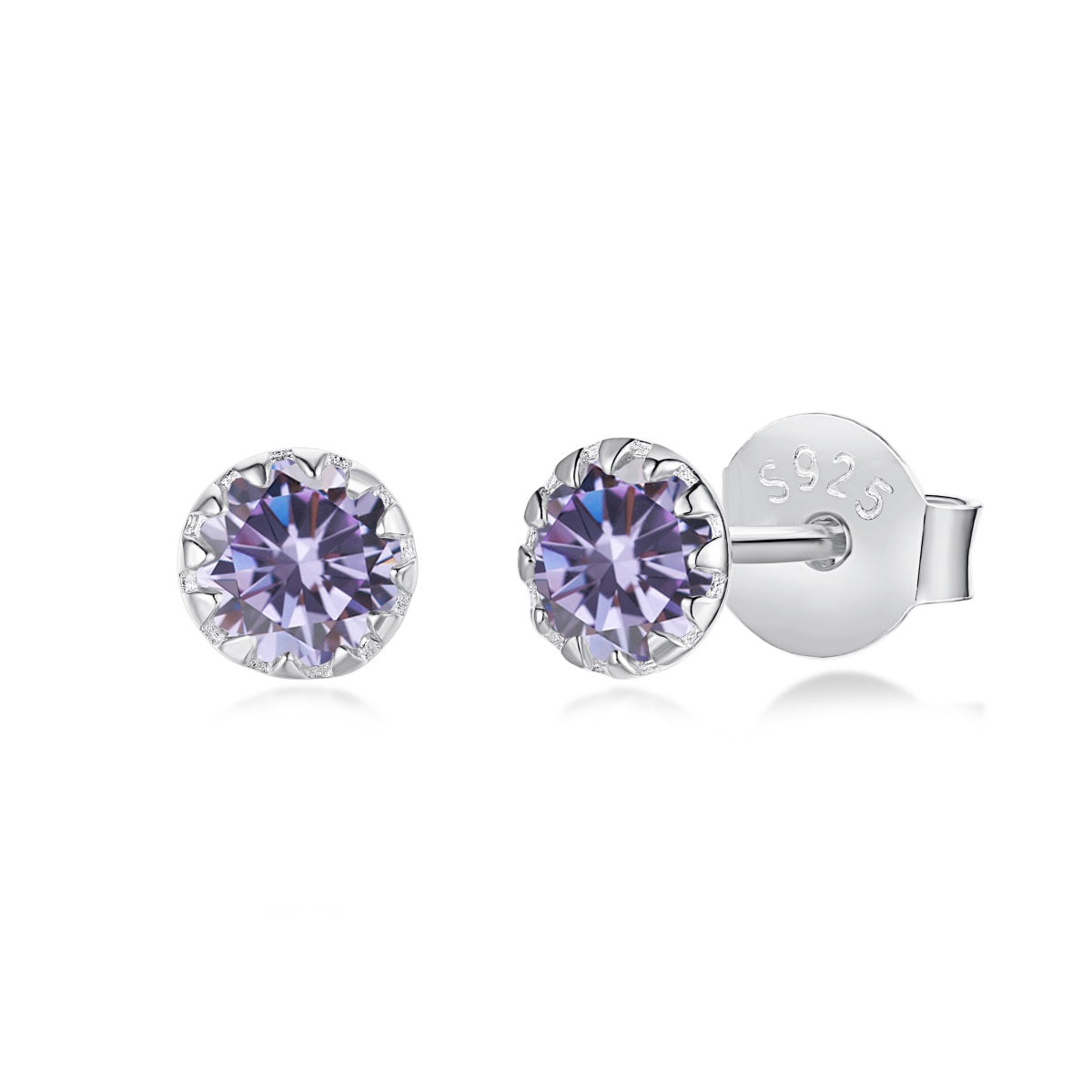 Round Stud Earrings