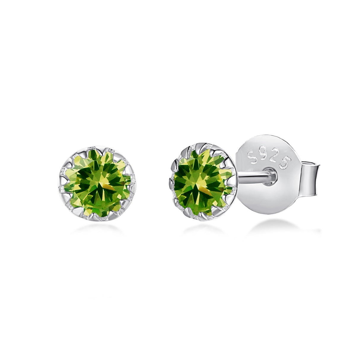 Round Stud Earrings