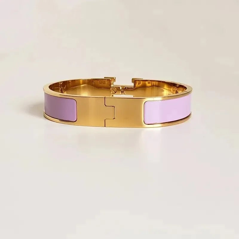 Gold H Bangles