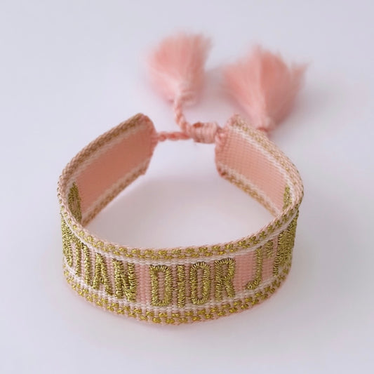 Woven Letter Bracelet