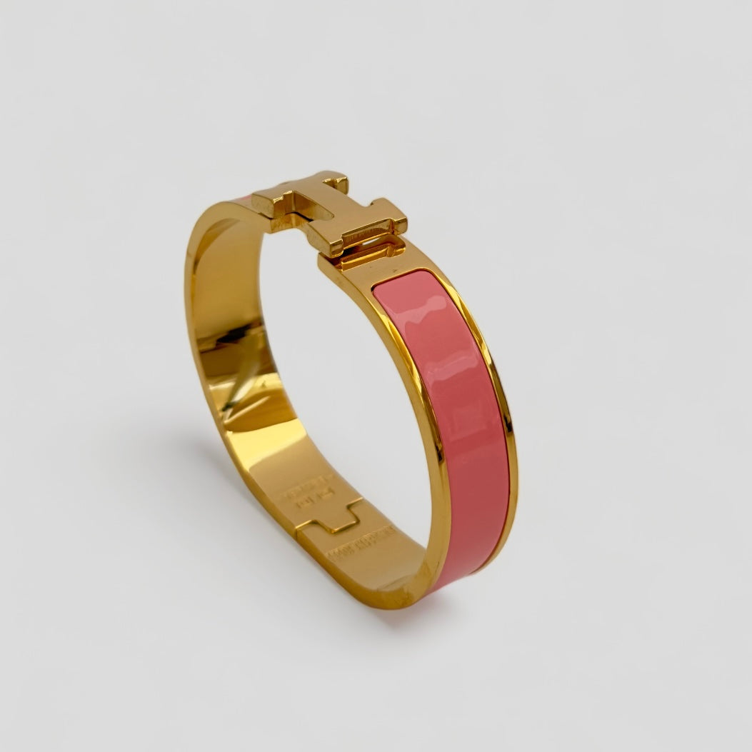 Gold H Bangles