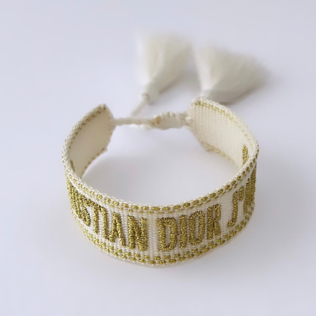 Woven Letter Bracelet