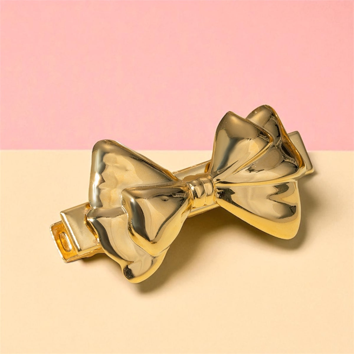 Golden Bow Clip