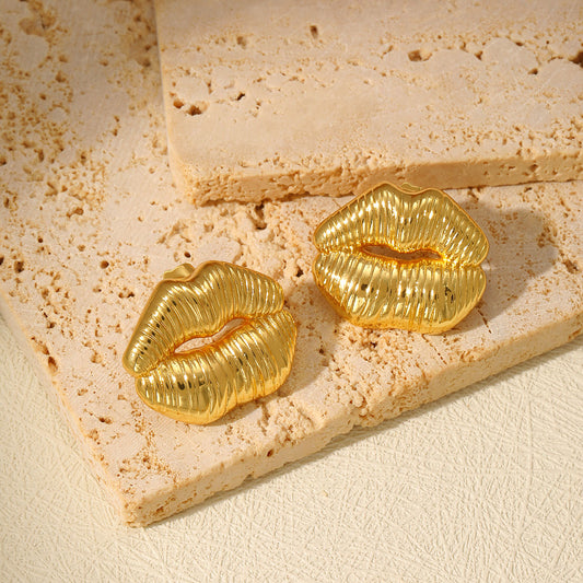 Lips Ear Studs
