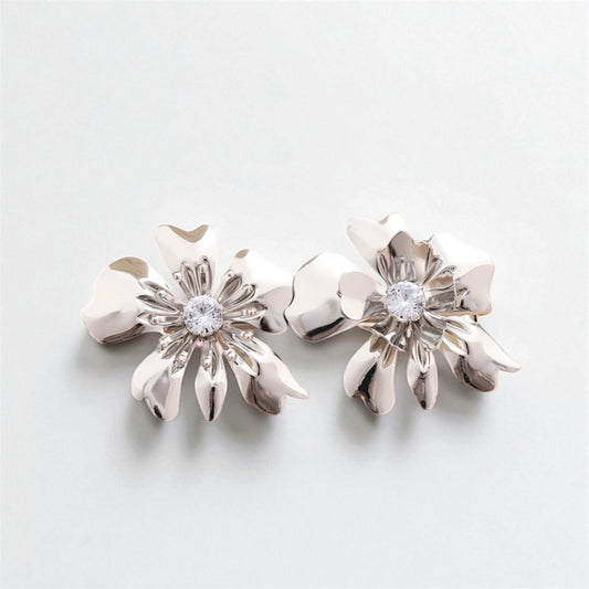 Flower Hair clip silver