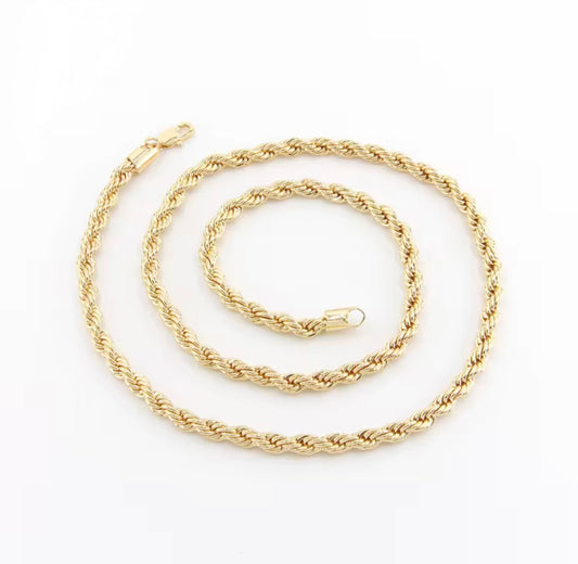 Twist of Love Rope Chain