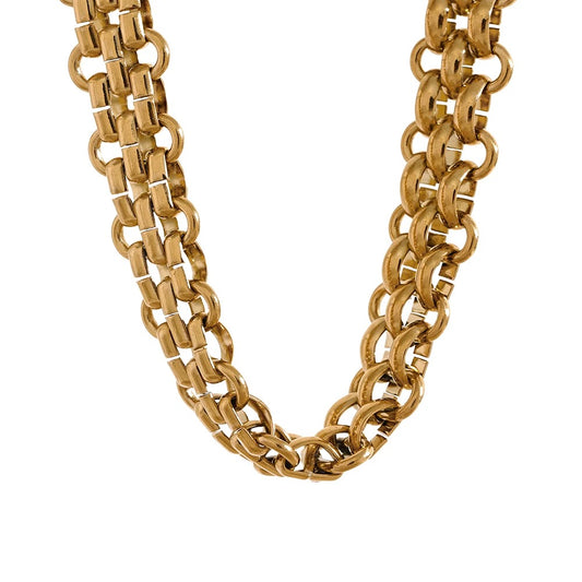 Mesh Gold Necklace