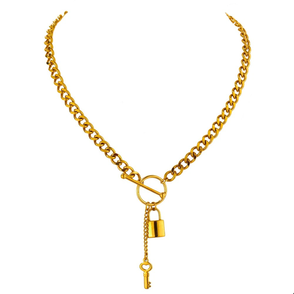 Lock Chain Necklace