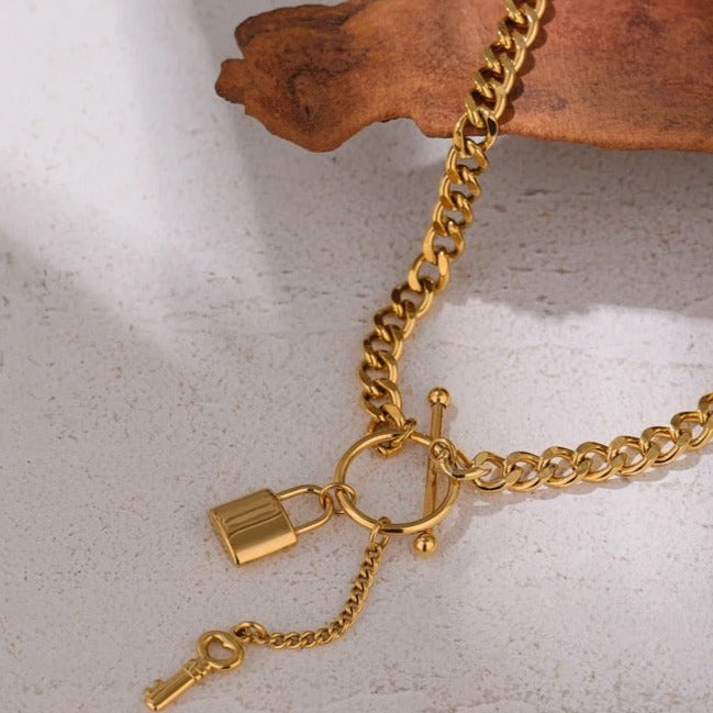 Lock Chain Necklace