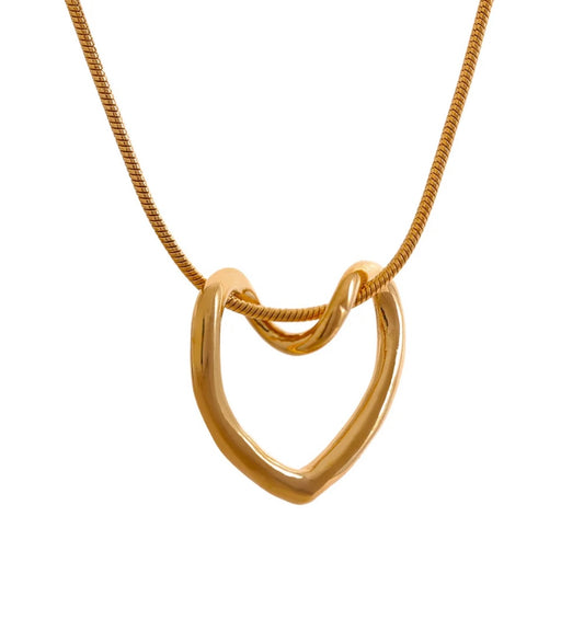 Minimalist Heart Necklace