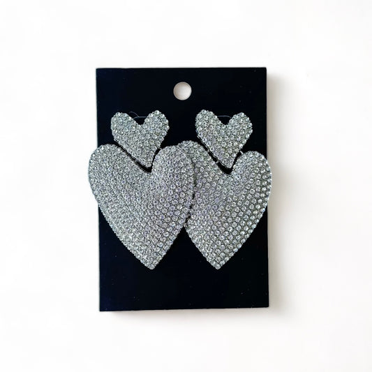 Silver Heart Earring