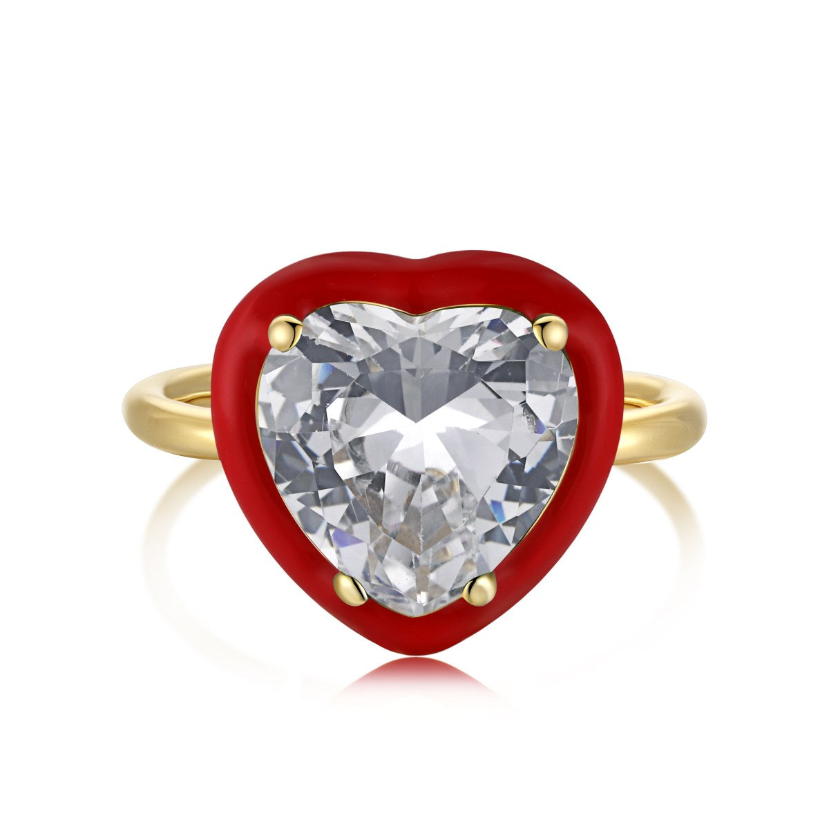 Red Heart Ring