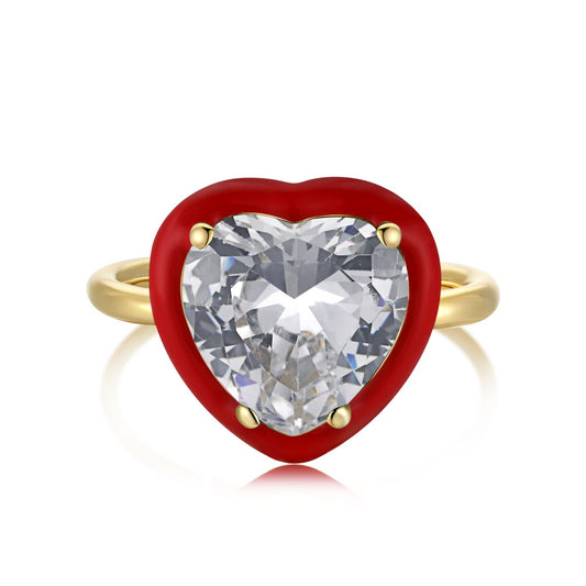 Red Heart Ring