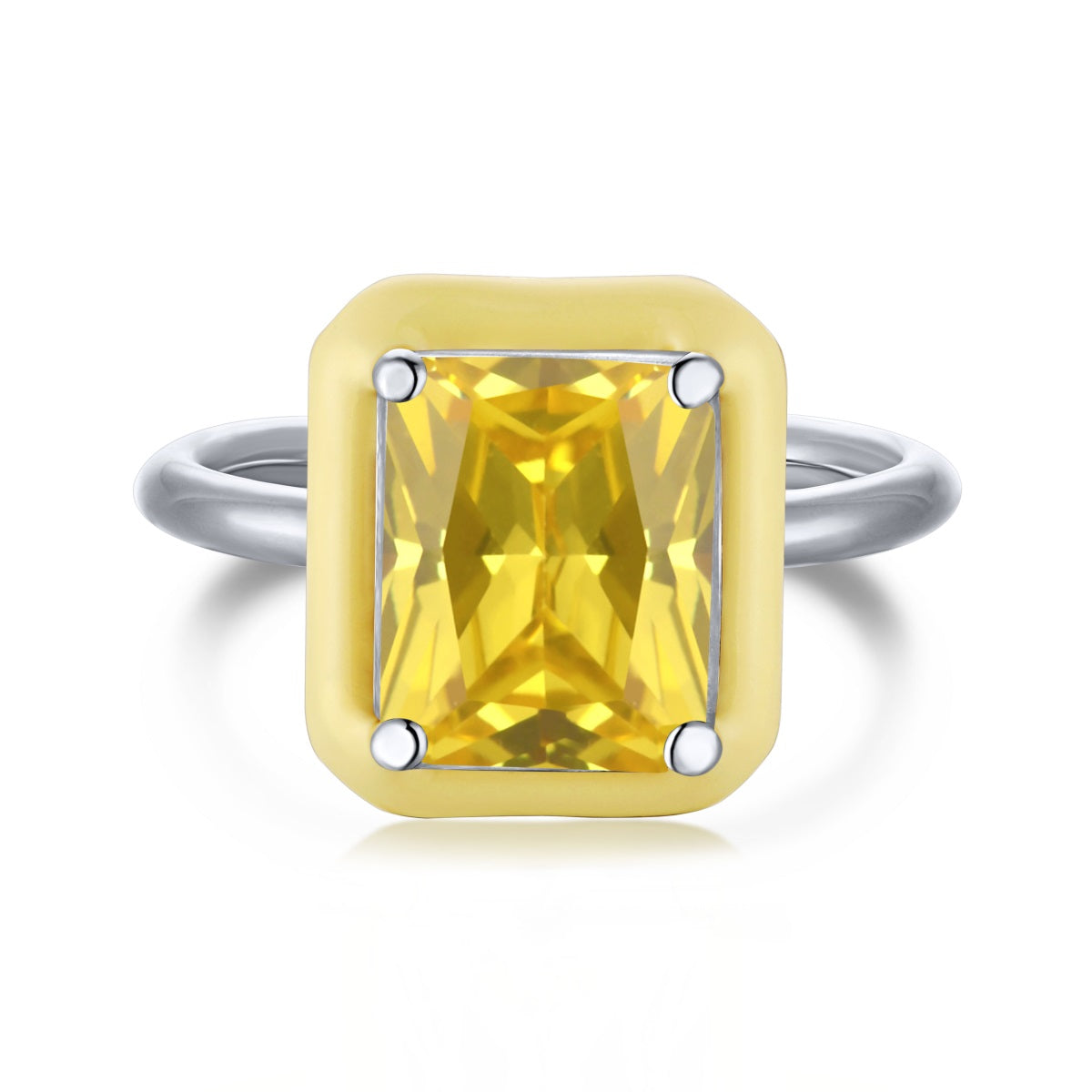 Yellow Square Ring