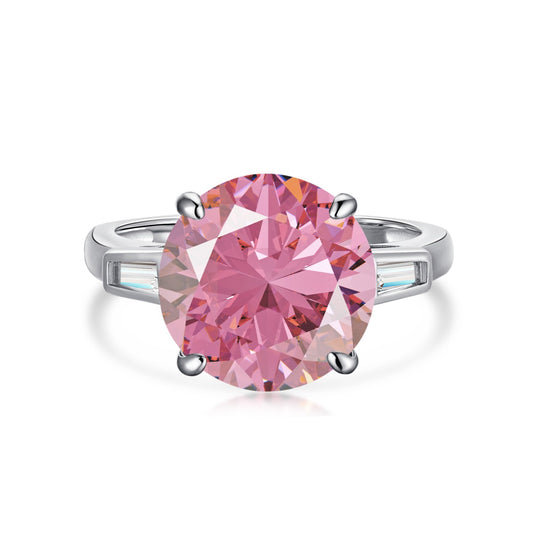 Pink Halo Ring