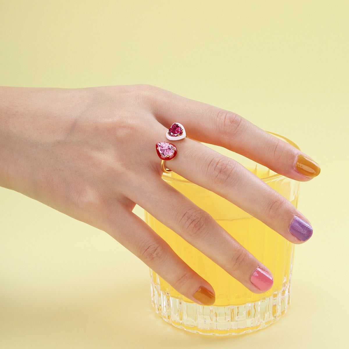 Pink Double Ring